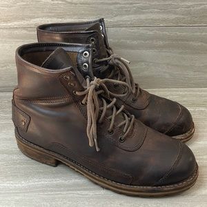 Ll Bean Bucksport Cap Toe Brown Leather 